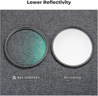 K&F CONCEPT 55mm Black Diffusion 1/4 Filter Mist Cinematic Effect Filter - Image 5