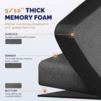 FEATOL Anti Fatigue Mat for Standing, 9/10 Extra Thick Ergonomic Standing Desk