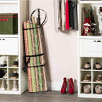 ZOBER Round Christmas Gift Wrapping Paper Organizer Storage