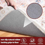 BAGAIL Felt and Natural Rubber Backing Rug Pads 1/4” Thick, 5 x 8 Ft Non Slip