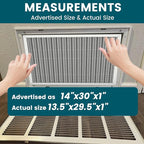 14x30x1 Air Filter-MERV 8, Washable & Reusable Electrostatic Air Filter - Image 4