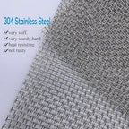 2PACK 304 Pretty Sturdy 12” X 24”, 5 Mesh Wire Mesh Screen, Stainless Screen - Image 3