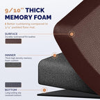 FEATOL Anti Fatigue Mat for Standing, 9/10 Extra Thick Ergonomic Standing Desk - Image 5
