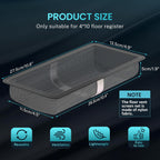 6 Pack Floor Register Cover Trap, HG Power 4 x 10 Inch Floor Vent