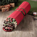 ZOBER Round Christmas Gift Wrapping Paper Organizer Storage