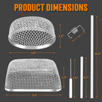 TONDA RV Furnace Vent Screen, Bug Screens Heater Vent Cover - Image 2
