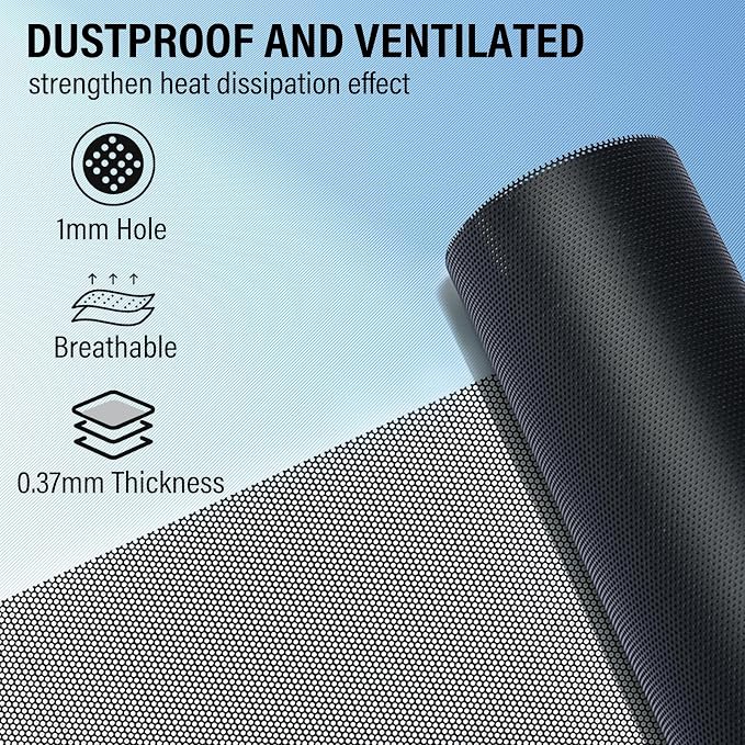 39x12 inch Customizable DIY Floor Vent Covers, Magnetic PVC Vent Mesh - Image 3