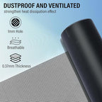 39x4 inch Customizable DIY Floor Vent Covers, Magnetic PVC Vent Mesh - Image 3
