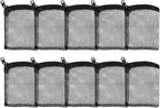 AQUANEAT 10pcs Aquarium Filter Media Bags, Fish Tank Coarse Mesh Bags by Aquaneat