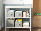 3 Pack Fabric Storage Bins for Shelves | 11.5x8.75x6.5in Closet Storage Baskets - Image 7