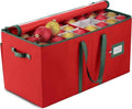 ZOBER Large Christmas Ornament Storage Box