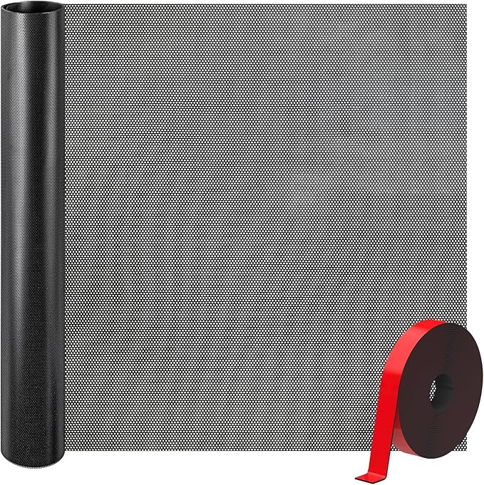 39x16 inch Customizable DIY Floor Vent Covers, Magnetic PVC Vent Mesh by Nanningo