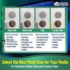 Aquatic Experts Extra Fine Aquarium Media Bag, Durable Drawstring Bags - Image 4