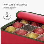 ZOBER Large Christmas Ornament Storage Box - Image 8