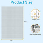 4 Pcs 13x9 20 Mesh 304 Stainless Steel Wire Mesh Sheet, Rustproof Metal Mesh - Image 4