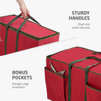ZOBER Large Christmas Ornament Storage Box - Image 7