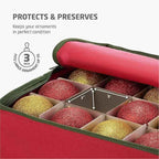 ZOBER Christmas Ornament Storage Box
