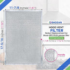 Bagean Stove Hood Vent Filter 11.8" x 17.35" BPS1FA36 Compatible - Image 3