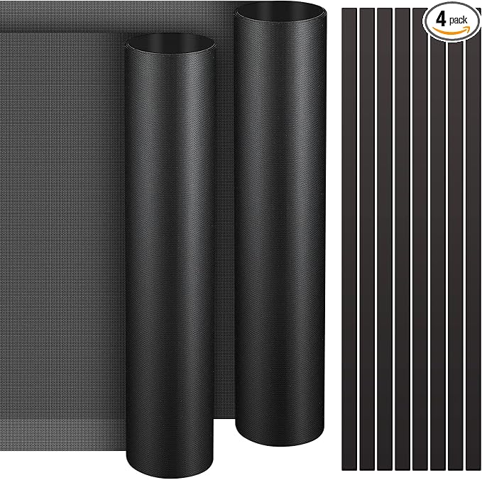 Woanger 4 Pcs 1000 x 300 mm DIY PC Case Dust Filter PC Fan Mesh Filter Floor by Woanger
