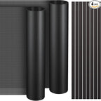 Woanger 4 Pcs 1000 x 300 mm DIY PC Case Dust Filter PC Fan Mesh Filter Floor by Woanger