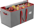 ZOBER Large Christmas Ornament Storage Box