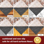 BAGAIL Felt and Natural Rubber Backing Rug Pads 1/8” Thick, 7.5 x 10 Ft Non - Image 6