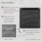 Vent Systems 8" x 8" Inch - Image 4