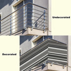 Privacy Fence Screen 9.8' x 49.2' UV Protection Weather-Resistant Garden Fence - Image 8