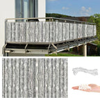 Privacy Fence Screen 2.6' x 9.8' UV-protection Wind-resistant Patio Privacy - Image 8