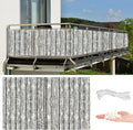 Fence Privacy Screen 2.5' x 16.4' UV Protection Weather Resistant Waterproof by AYLFBFU