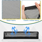 Zonon 12 Pcs 4 x 14 Inch Floor Register Trap Cover Vent Screen - Image 4