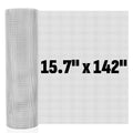 20 Mesh 304 Stainless Steel Mesh Screen, 15.7'' x 142'' Wire Screen Mesh by Unknown