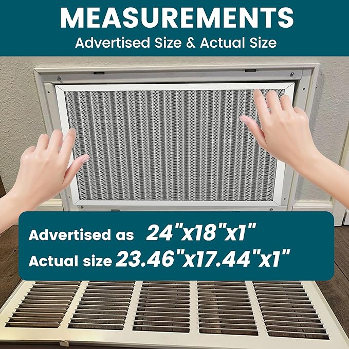 24x18x1 Air Filter-MERV 8, Washable & Reusable Electrostatic Air Filter - Image 4