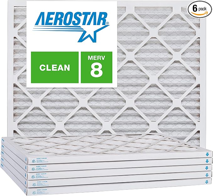 Aerostar Air Filters 28x34x1 MERV 8, Healthier Air by AirFiltersDelivered