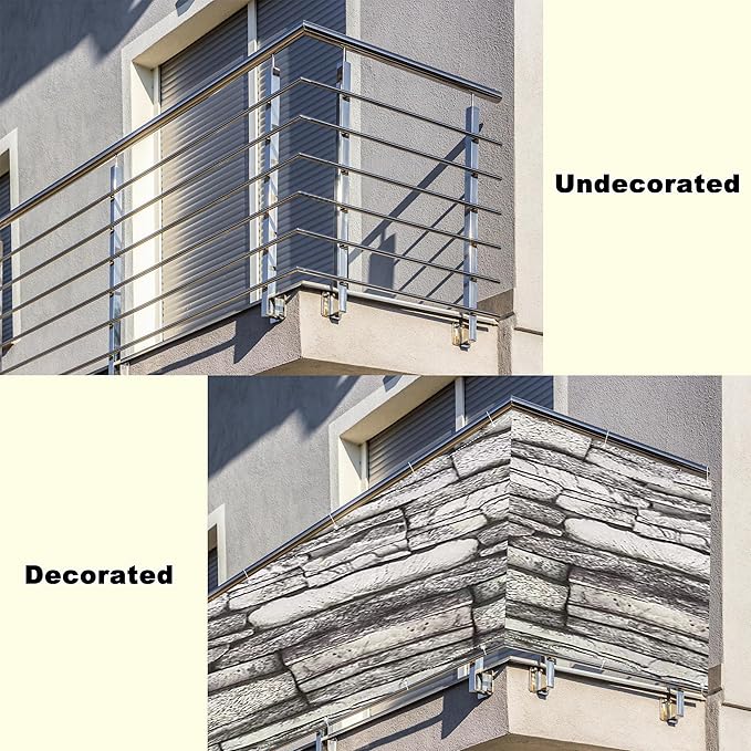 Privacy Fence 2.8' x 19.7' UV-Resistant Visibility Reduction Privacy Fence - Image 8
