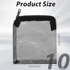 10PCS Aquarium Filter Media Bags, 3x4 Inch Fish Tank Media Mesh Filter Bags - Image 2