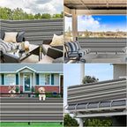 Privacy Fence 4.6' x 16.4' UV Protection Weather Resistant Waterproof Patio - Image 7
