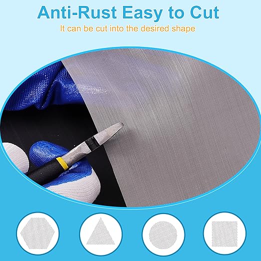8 Pcs 13x9 40 Mesh 304 Stainless Steel Wire Mesh Sheet, Rustproof Metal Mesh - Image 4