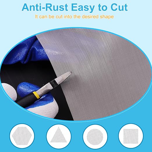 8 Pcs 13x9 120 Mesh 304 Stainless Steel Wire Mesh Sheet, Rustproof Metal Mesh - Image 2