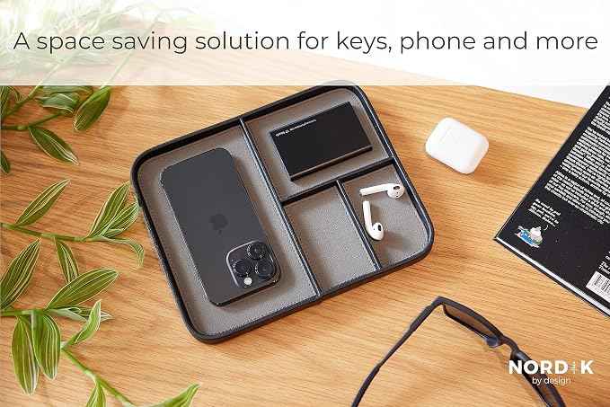 Nordik Leather Valet Tray