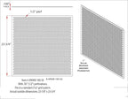 2'x2' Black Plastic Perforated Tile, 10 Pack, - Image 6
